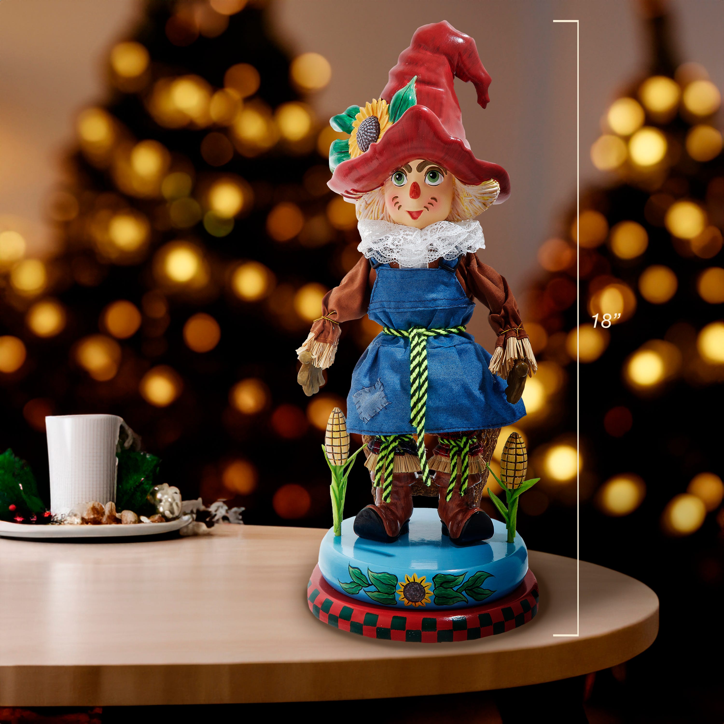 Kurt Adler 15-Inch Hollywood Nutcrackers Scarecrow Nutcracker